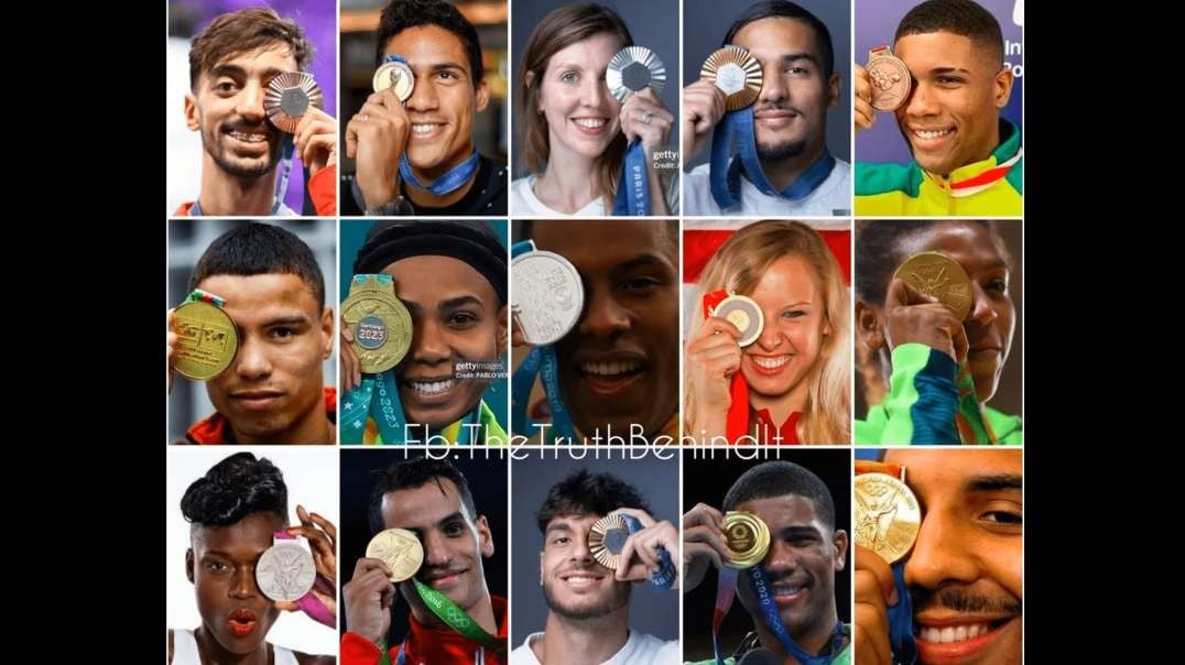 The use of fake crowd noise at the closing ceremony the Jewish controlled Paris Olympics