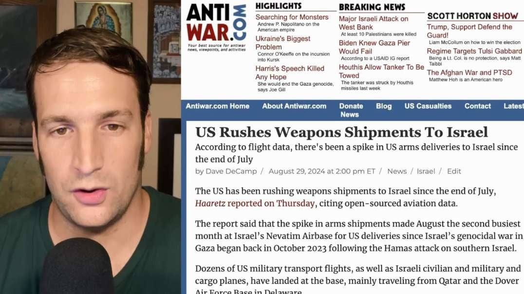 antiwarnews US Rushes Weapons Shipments to Israel 8-30-24.mp4