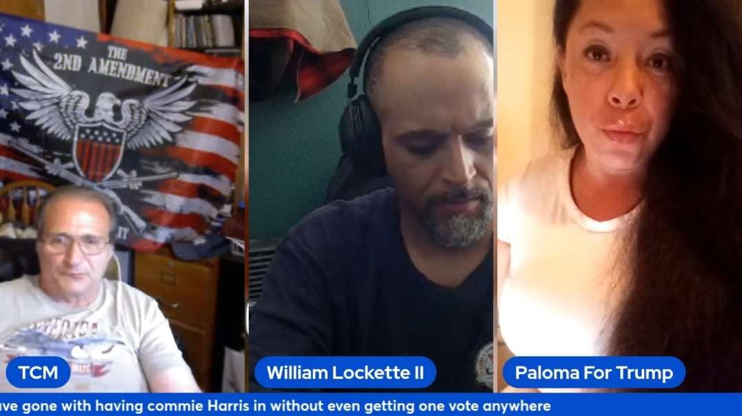 William + Paloma come talk about how crazy have gone having commie Harris without getting 1 vote