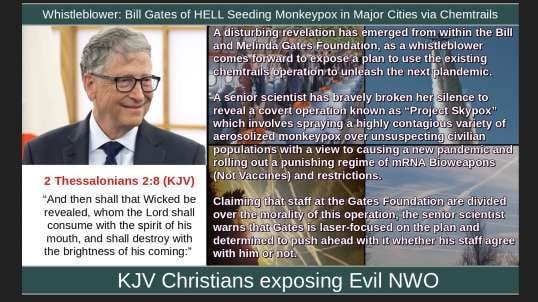 Whistleblower: Bill Gates of HELL Seeding Monkeypox in Major Cities via Chemtrails