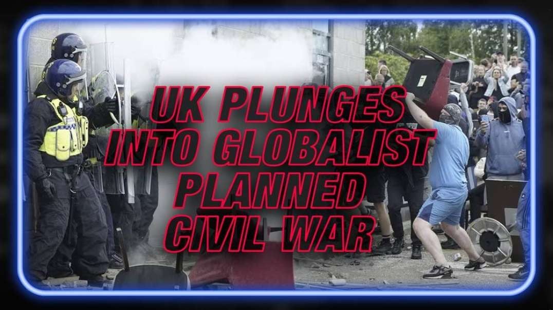 Exclusive: Tommy Robinson Responds To UK Prime Minister's Call For His Arrest As UK Plunges Into Globalist Planned Civil War