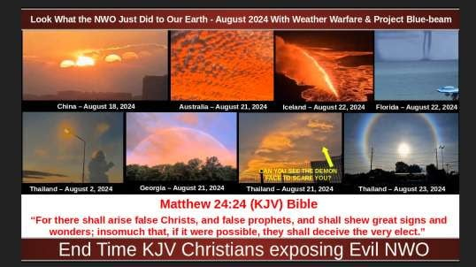 Look What the NWO Just Did to Our Earth - August 2024 With Weather Warfare & Project Blue-beam