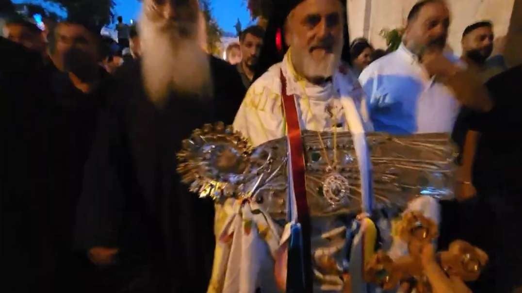 2024 Jerusalem Mother Mary Witness the Full Glory of the Dormition Procession of the Mother of God Aug 15th.mp4