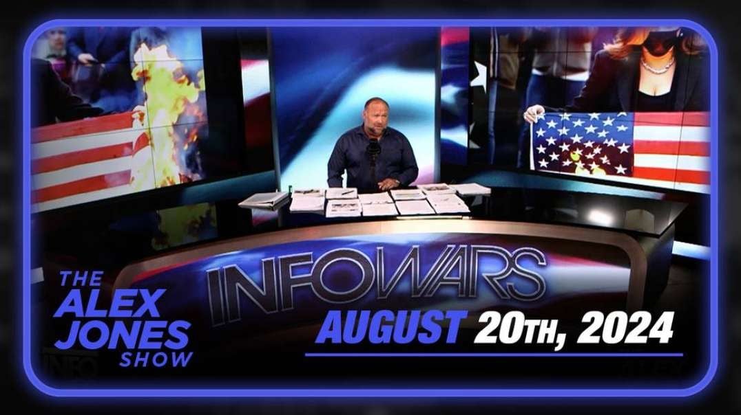 Alex Jones & Special Guests Break Down The Insane Gaslighting & Propaganda Of The First Night Of The DNC! — FULL SHOW 8/20/24