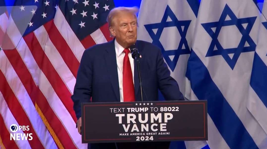 Trump speaks at 'fighting antisemitism' event at Bedminster golf club 8-15-24.mp4