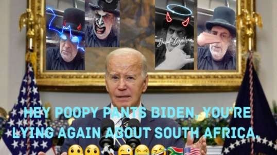 Joe Biden Lied About Being Arrested In South ZA.  🤥🤔🔨😜😂🤣🇿🇦🇺🇸