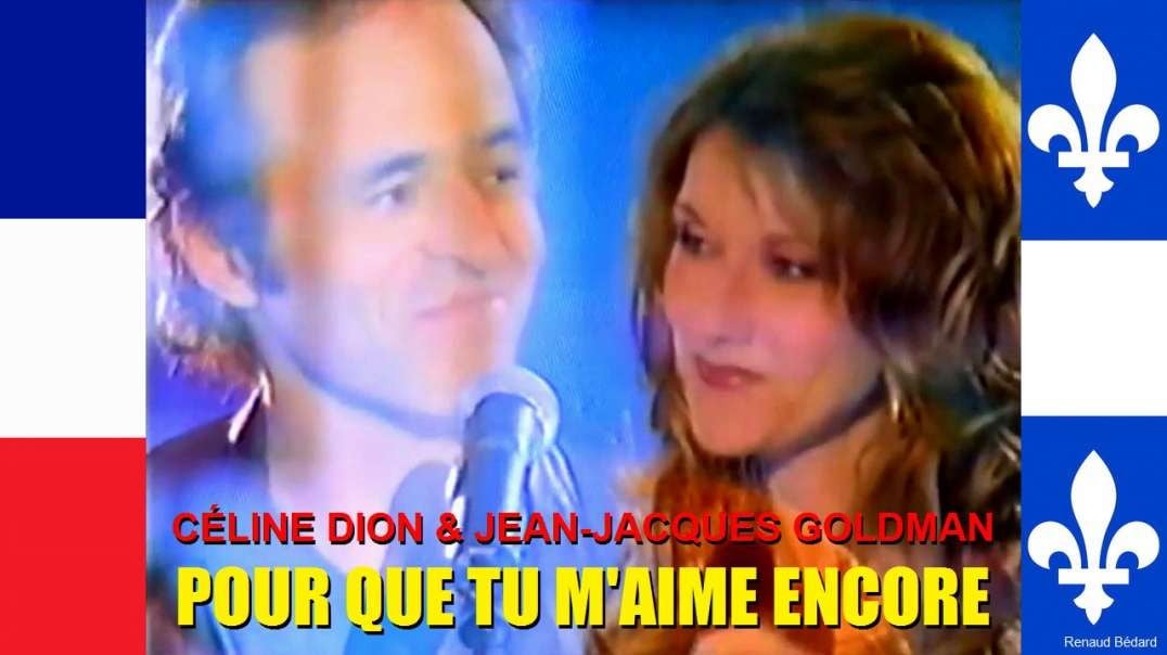 CELINE DION - POUR QUE TU M'AIME ENCORE - JEAN-JACQUES GOLDMAN & JAY LENO THE TONIGHT SHOW