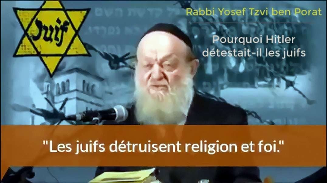 Il a lu Mein Kampf ! Rabbi Yosef Ben-Porat