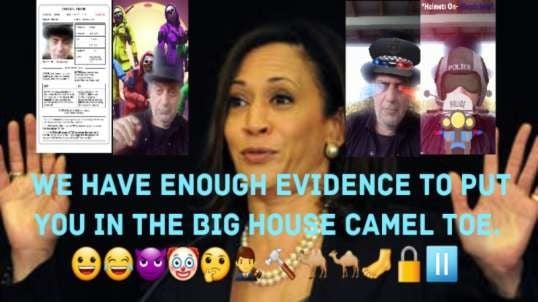 Kamala Harris Soft On Crime Exposed.  😀😂😈🤡🤔👨‍⚖️🔨🐫🐪🦶🔒⏸