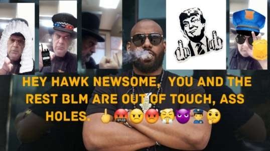 Hawk Newsome Is A Stupid Thug Idiot.  🖕🤬😠😡😤👿👮‍♂️🤔