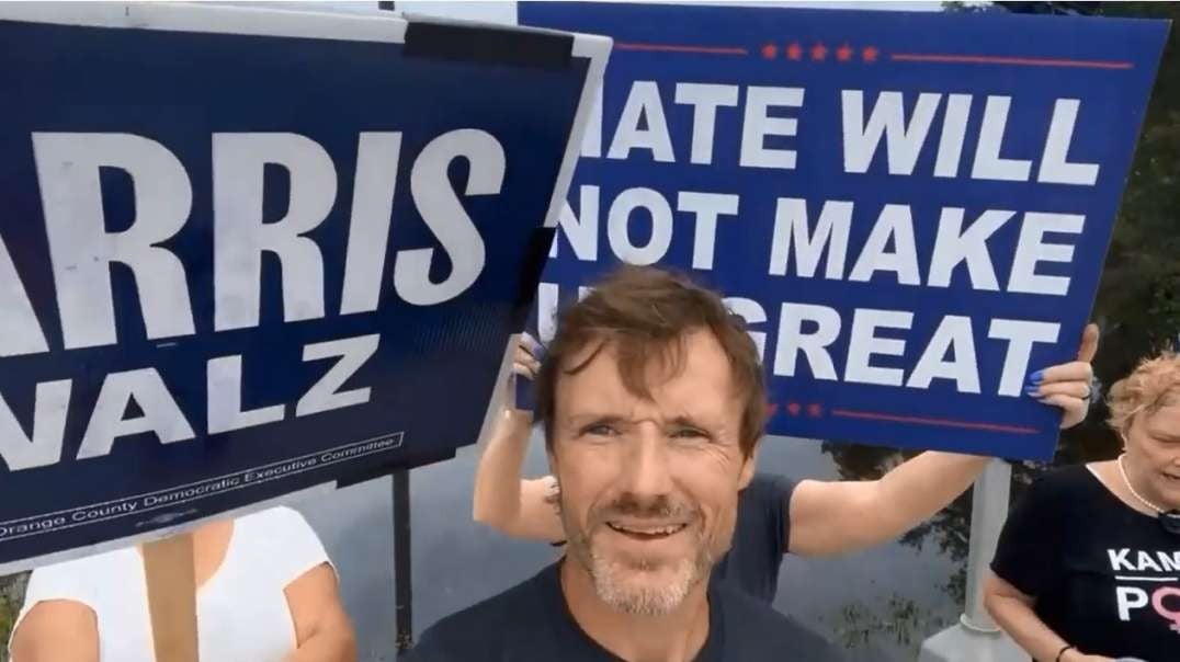 Trump VS Harris Supporters/Protestors Florida thedisturbingillusion