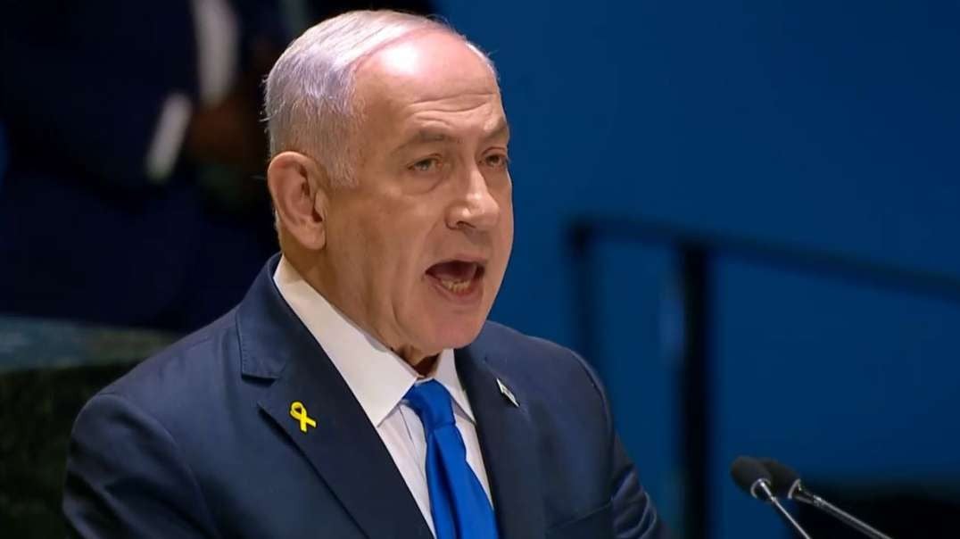 UN Israel Prime Minister Netanyahu Addresses United Nations 79th Session UNGA.mp4