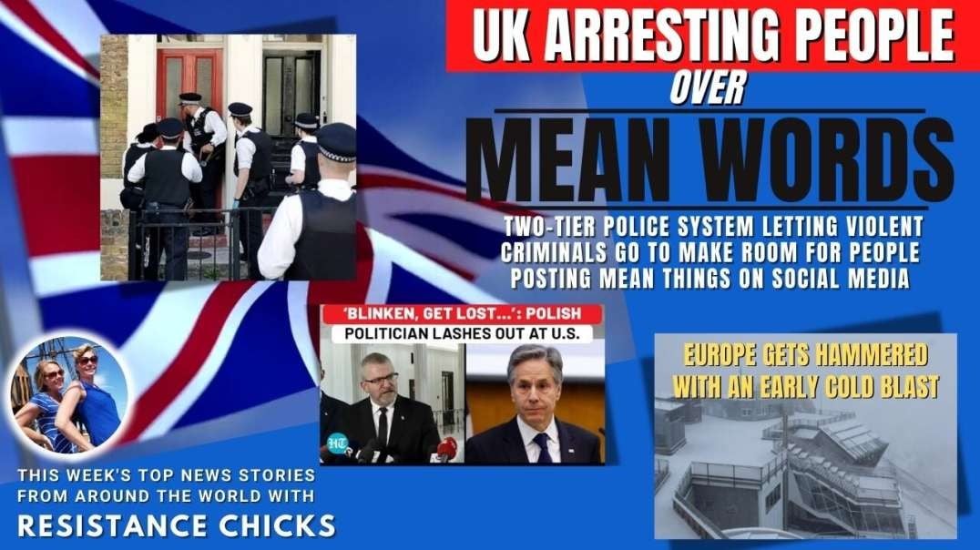 Nigel Heckled For Exposing UK Arrests Over Mean Words - Poland MEP To Blinken: Get Lost! 9/15/24