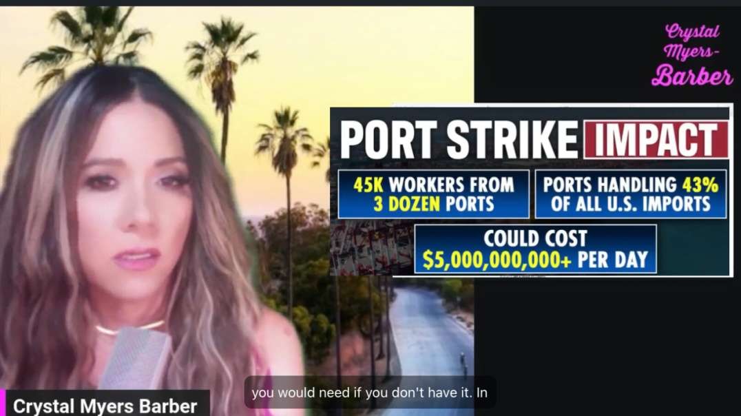 The PORT STRIKE Due OCT 1st that NO ONE IS TALKING ABOUT!!