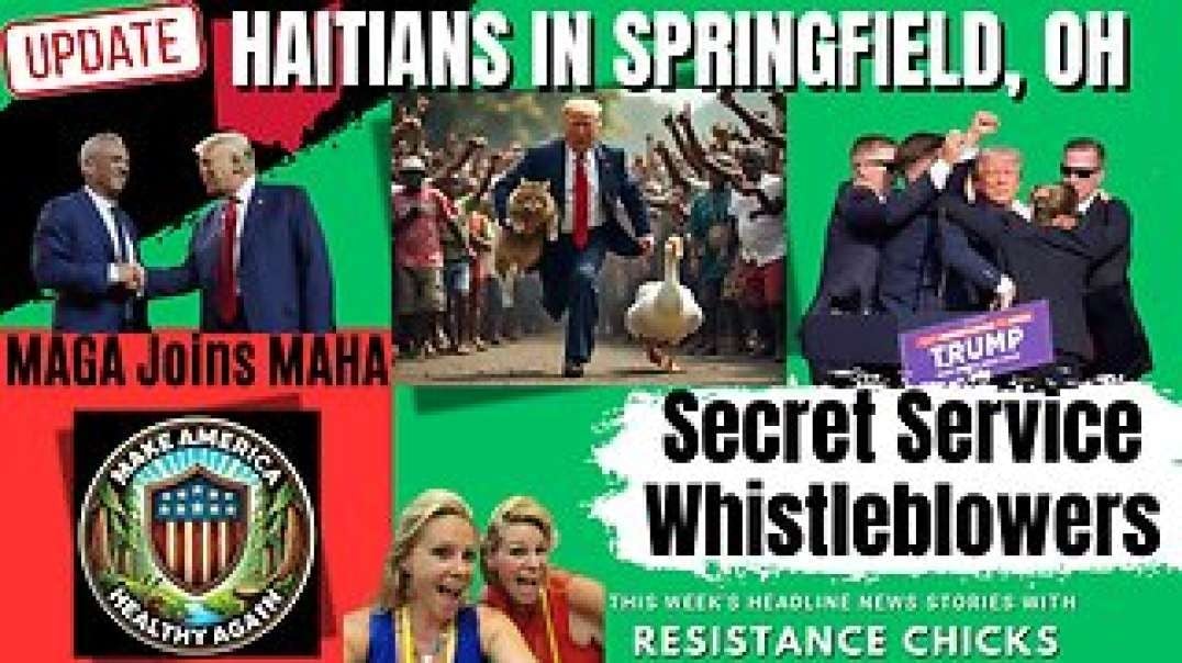 Haitians in Springfield - Secret Service Whistleblowers - RFK's Make America Healthy Again 9/13/24