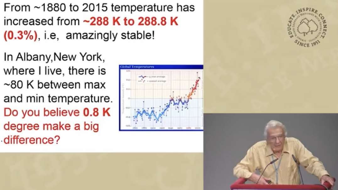 Climate Hoax Exposed By Nobel Laureate  Ivar Giaever