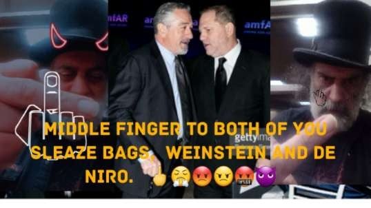 Robert De Niro Is A Sleaze And Hypocrite.  🖕😤😡😠🤬👿