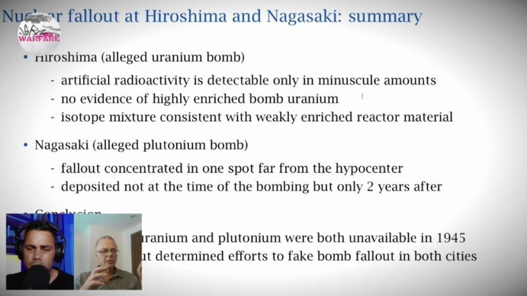 Michael Palmer on Hiroshima and the faked atomic bombing