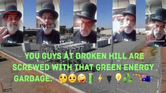 Broken Hill Has Trouble With Green Energy. 🤔🤨🤪🔋⚡🔌💡♻️🪃🇦🇺