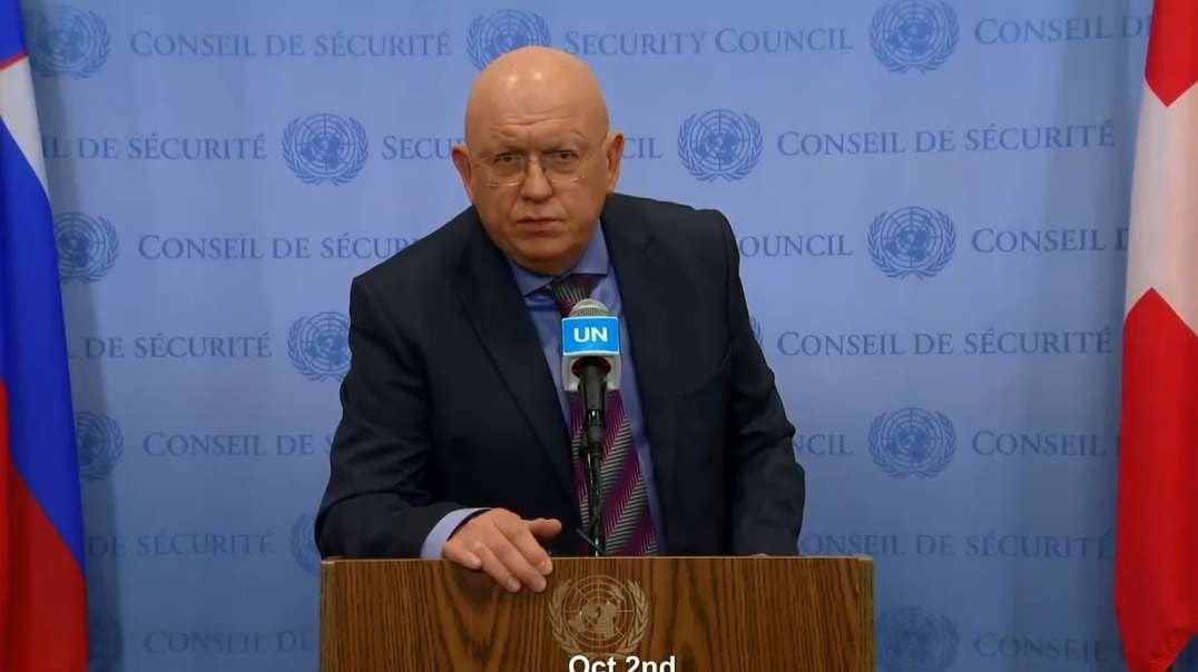 UN Russia Spokesperson on the Middle East - Security Council Media Briefing 10-2-24.mp4