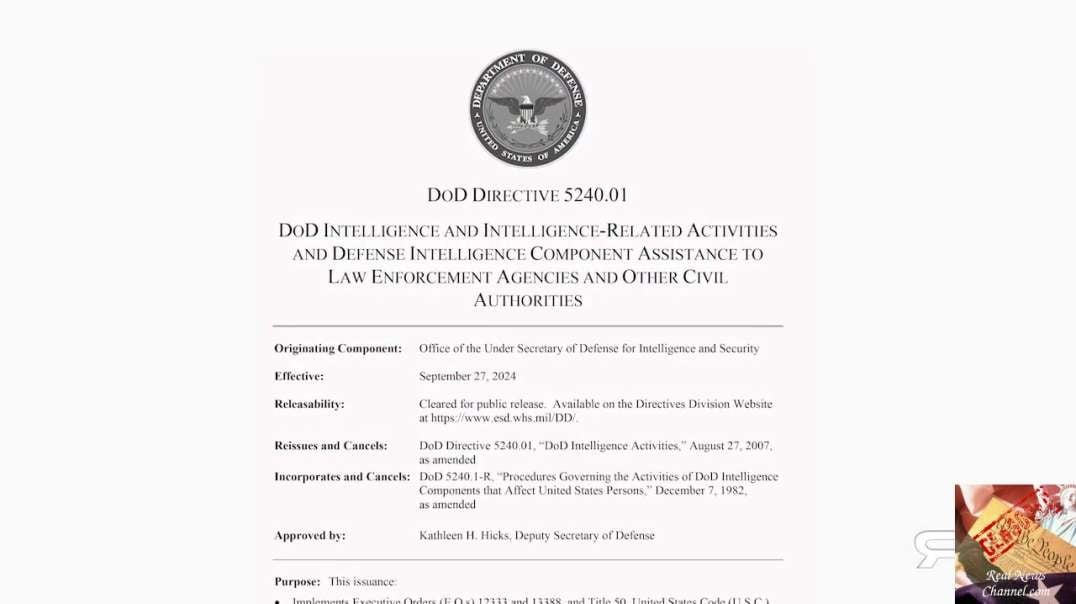 DoD Authorizes Lethal Force Against Americans + Election Tampering!