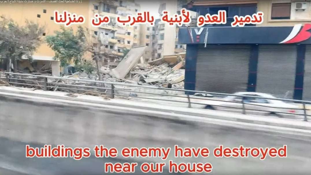 Lebanon Driving Thru Southern Beirut & The Displaced on the Beach Areas Maria&Cataleya.mp4