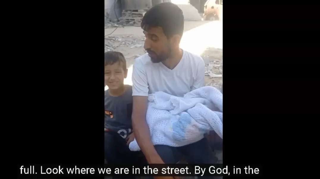 North Gaza Displaced Family - Footage of Their Current Situation & Displacement Experience.mp4