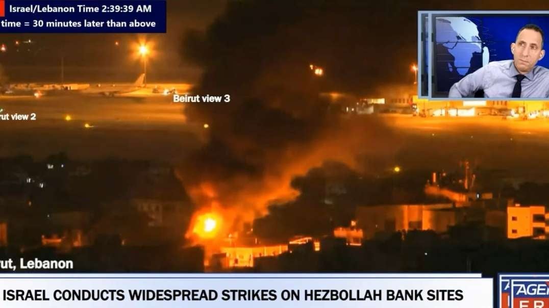 Beirut Israel Strikes Near Airport Hits Banking Institution Branches 10-20-24 Agenda-FreeTV