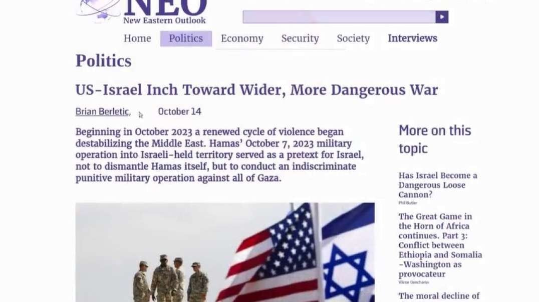 US-Israel Inch Toward Wider, More Dangerous War thenewatlas.mp4