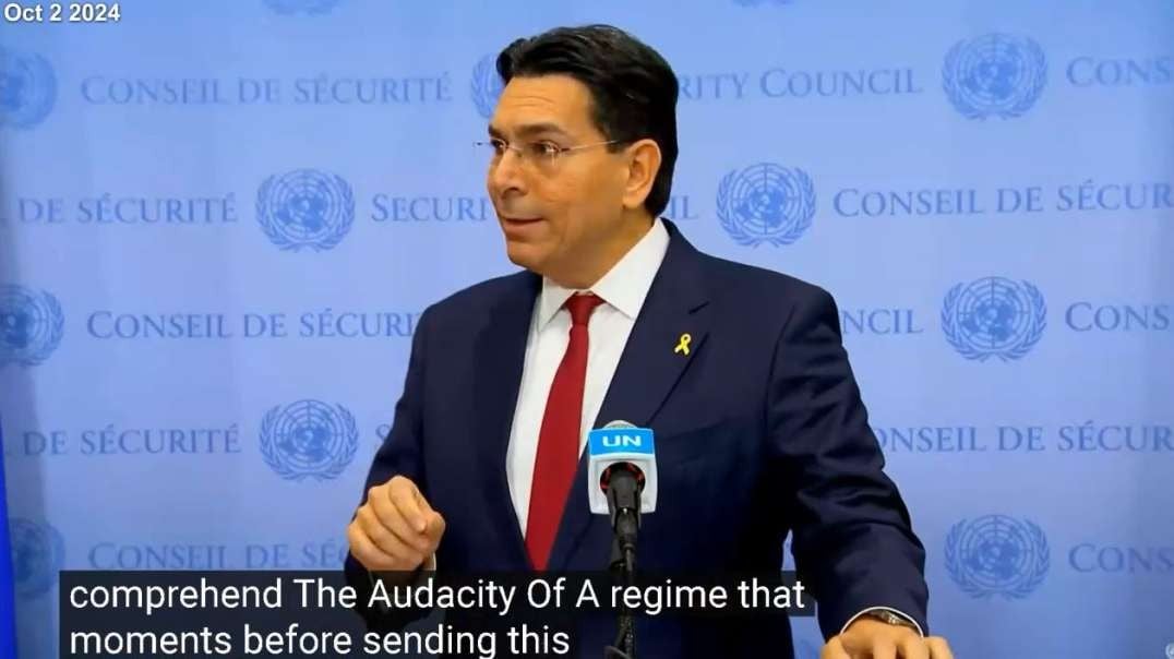 UN Israel Rep Danny Danon Statement to the Media 10-2-24.mp4