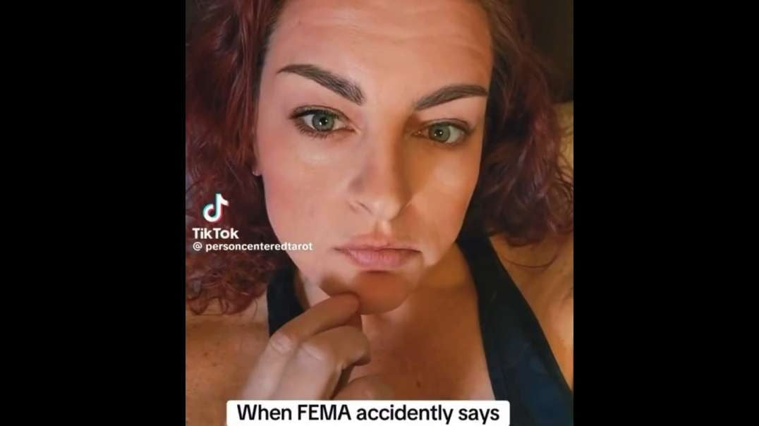 When FEMA Accidentally Says The Quiet Part Out Loud: EXECUTE between 70,000- 80,000 people?!