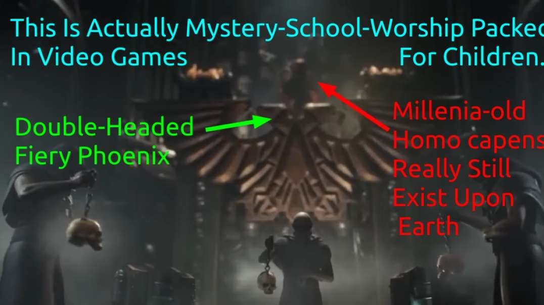 Masonic Trans-Human Cyborg Religious cUlt Revealed In Video Gaming