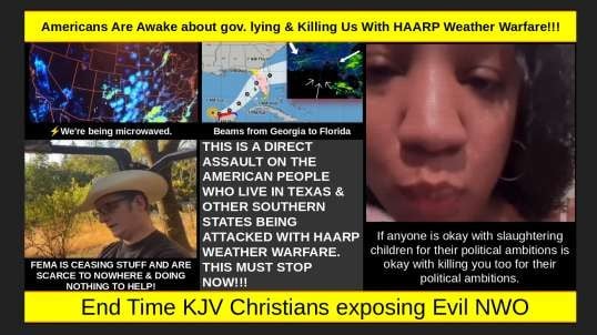 Americans Are Awake about gov. lying & Killing Us With HAARP Weather Warfare!!!