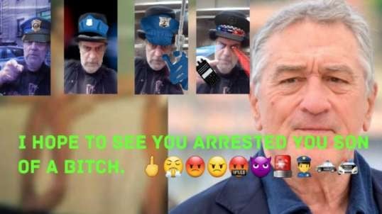 Robert De Niro Is An SOB Pervert.  🖕😤😡😠🤬👿🚨👮‍♂️🚓🚔