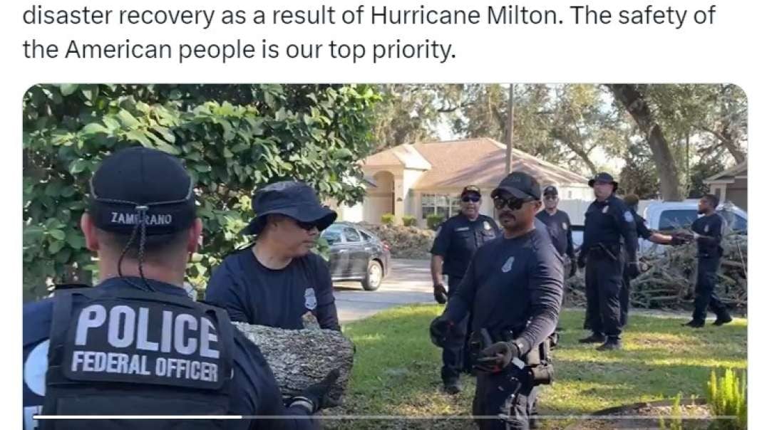 CBP & F3!A Hurricane Milton Assistance