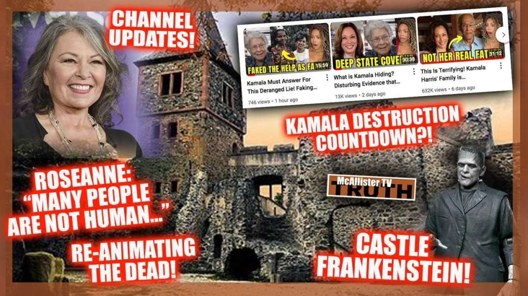 KAMALA DUMPSTER FIRE! ROSEANNE CONFIRMS NON HUMANS! JUMPING TIMELINES! UPDATES!