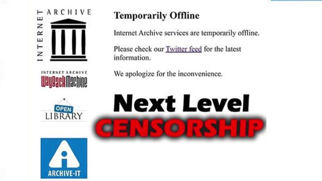 The Internet Archive has been hacked - a cover for their Deleting History Narrative - the Jews