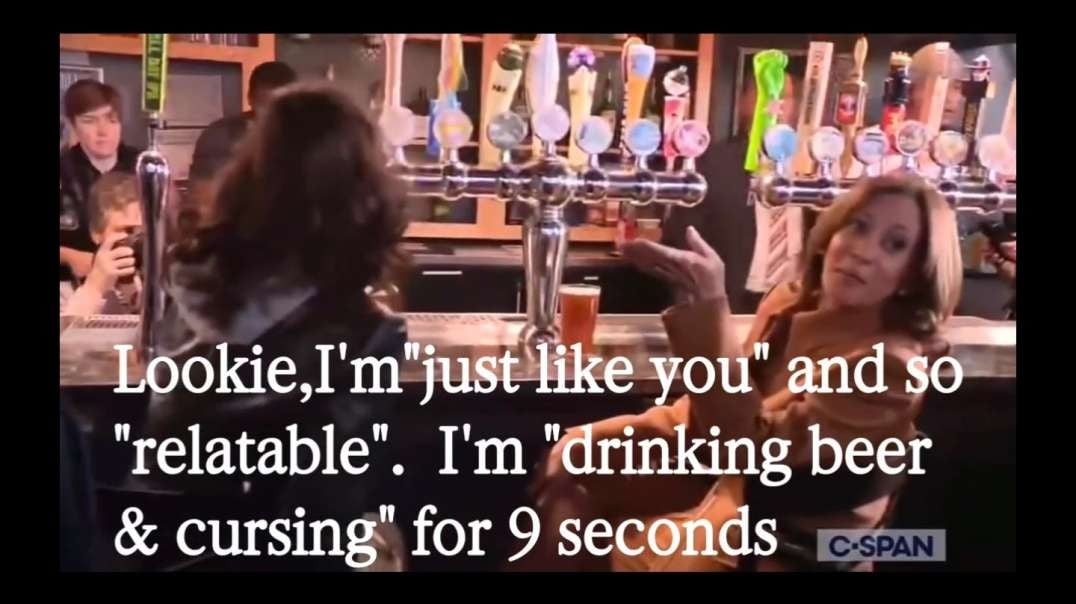 Kamala "drinking"