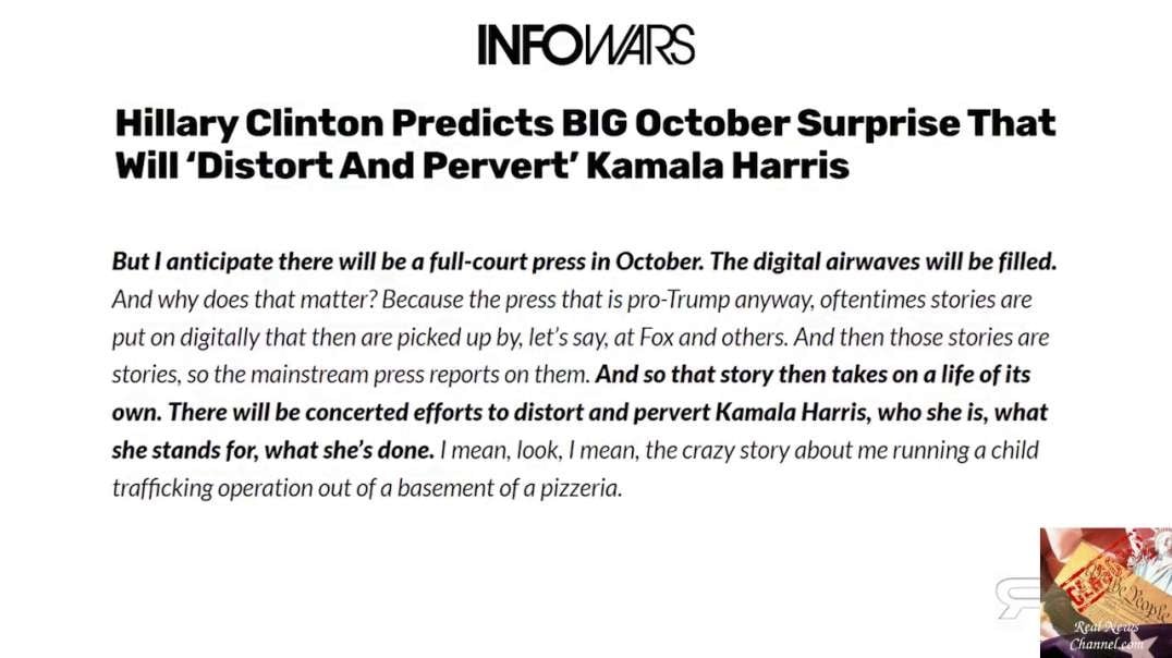 October Surprises+Dems Will Try Anything!