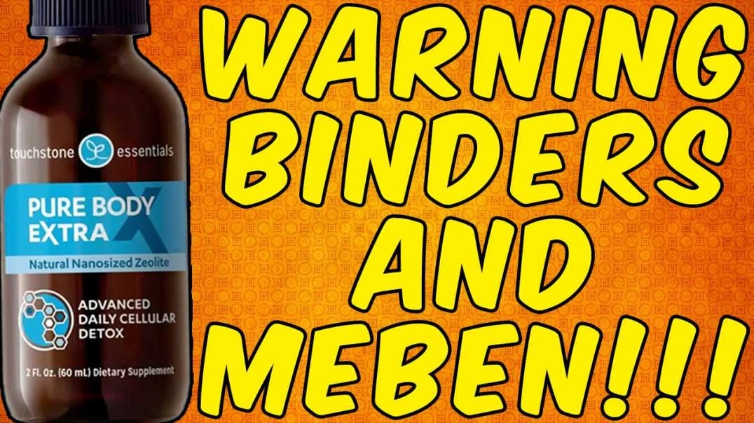 WARNING BINDERS STOP MEBENDAZOLE FROM WORKING!