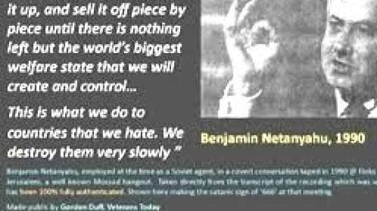 AMERICA IS A GOLDEN CALF - NETANYAHU FINK'S BAR 1990