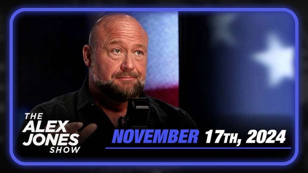 FULL SHOW 11/17/24 — Putin Says Russia Now "At War" With The US After Biden Announces Plan To Bomb Russia + Alex Jones Responds To Elon Musk Coming To His Defense & More — MUST-WATC