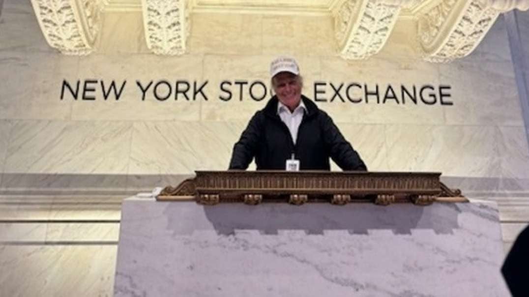 Brian Visits NY Stock Exchange