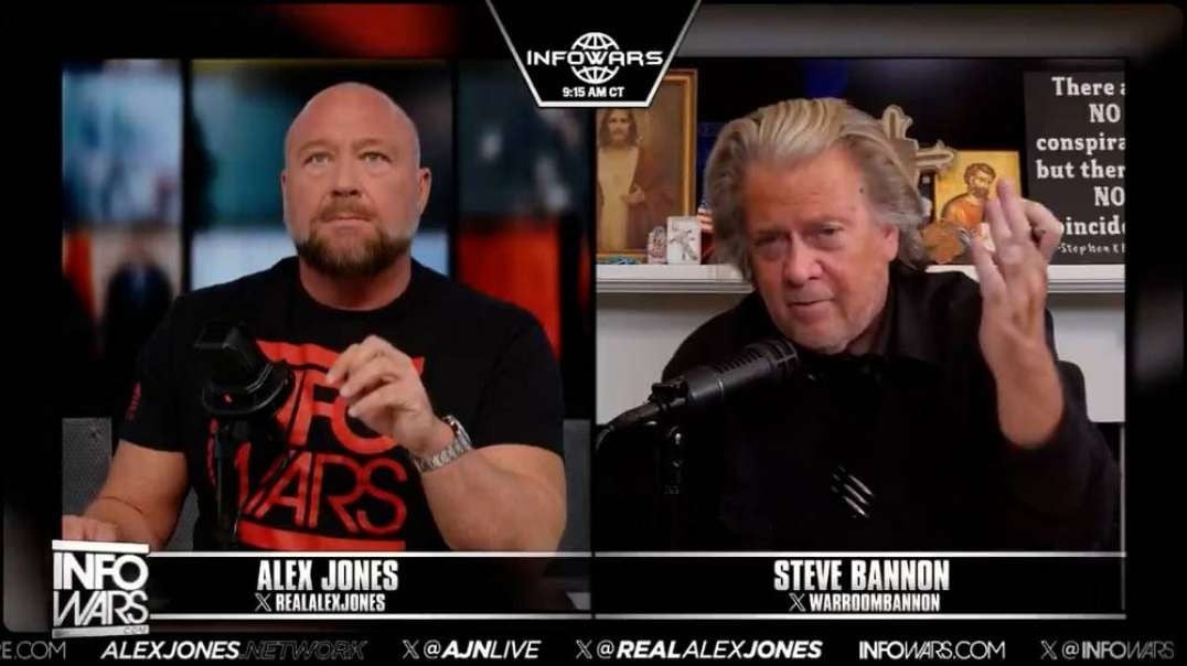 CENSORED VIDEO: Alex Jones & Steve Bannon Host Infowars' Final Broadcast