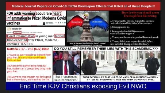 Medical Journal Papers on Covid-19 mRNA Bioweapon Effects that Killed all of these People!!!