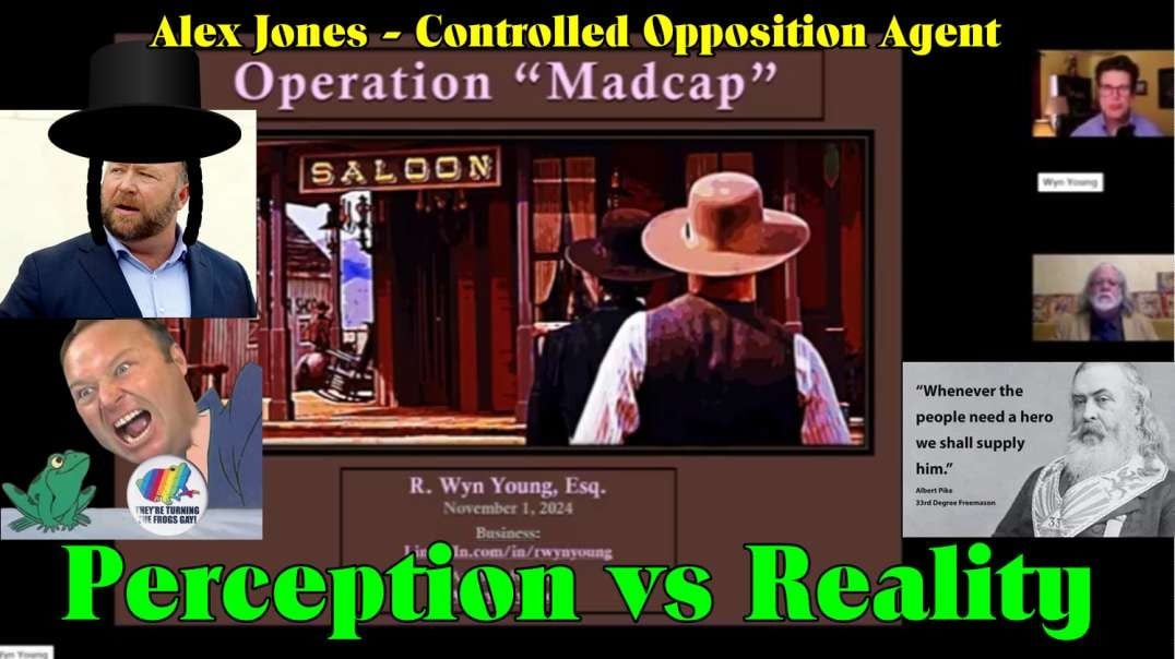 Perception vs Reality - Alex Jones, Controlled Opposition Agent