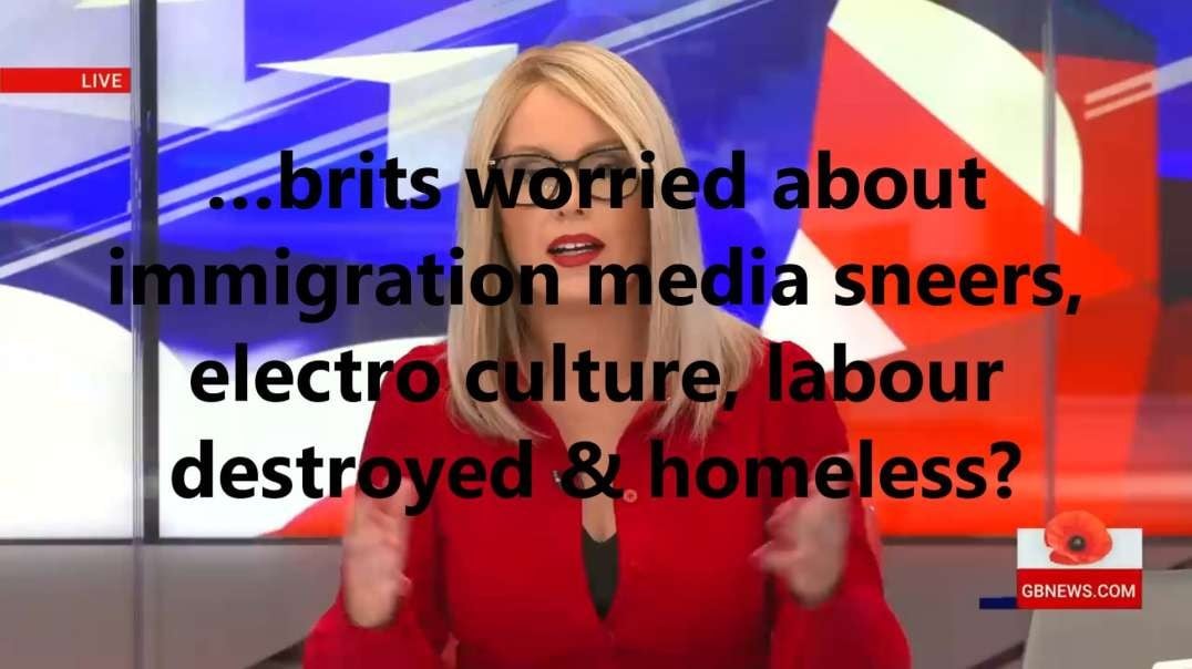 …brits worried about immigration media sneers, electro culture, labour destroyed & homeless?