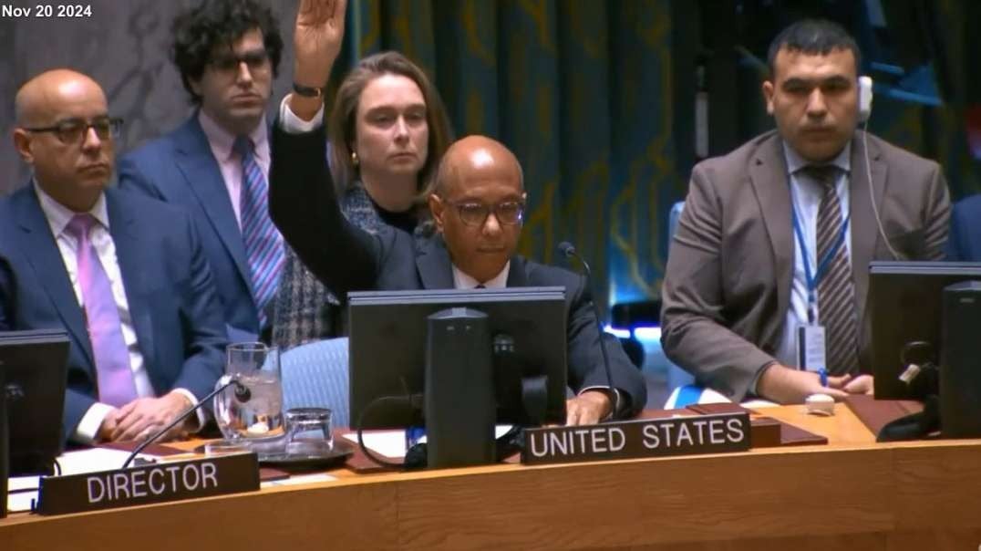 U.S. Vetoes Gaza Cease-Fire Resolution at U.N. Security Council 11-20-24.mp4