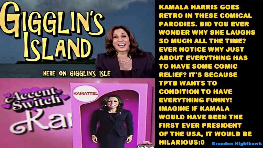 Kamala Harris in Gigglin's Island & Accent Switch!