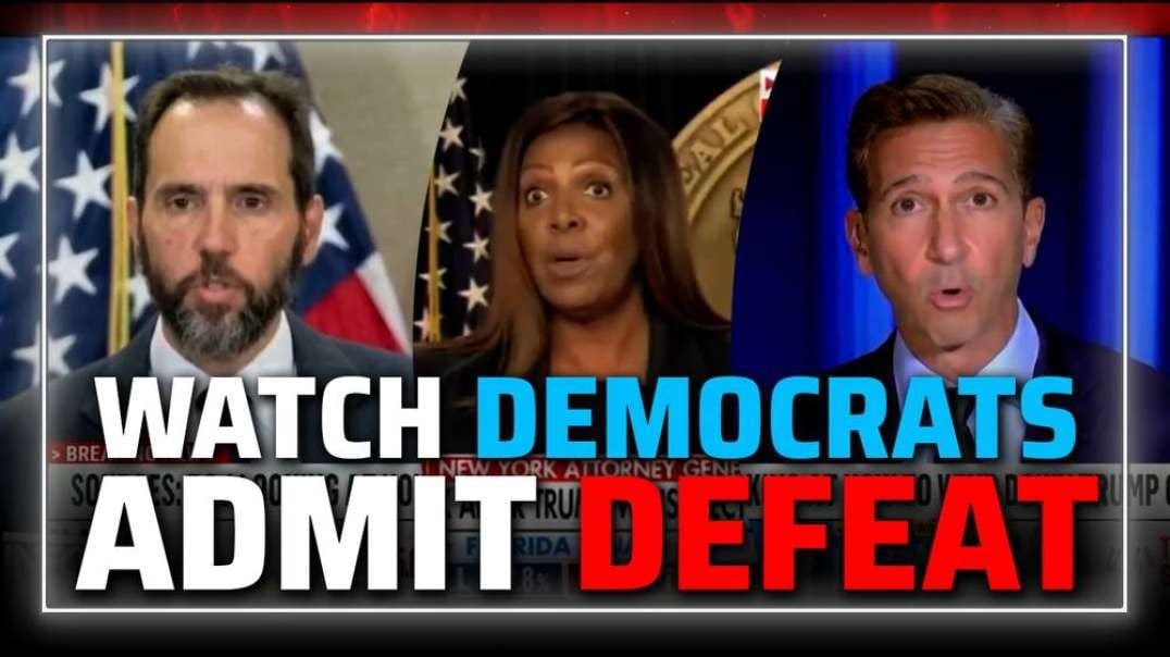 VIDEO: Watch Democrats Admit Defeat & DOJ Drop Cases Against Trump